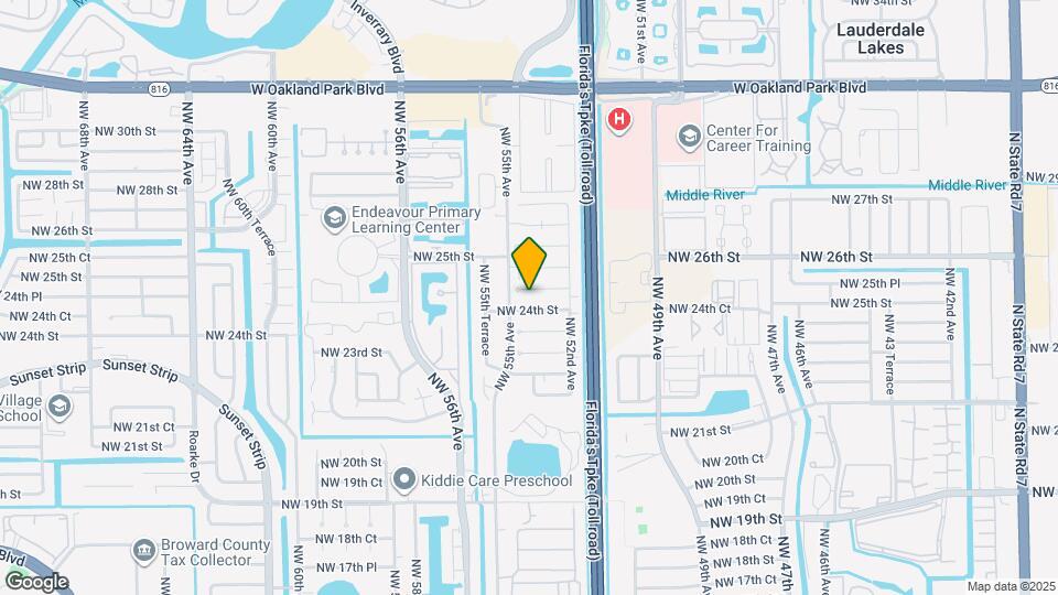 5412 NW 24th Ct Mapa y Detalles de la Ubicación