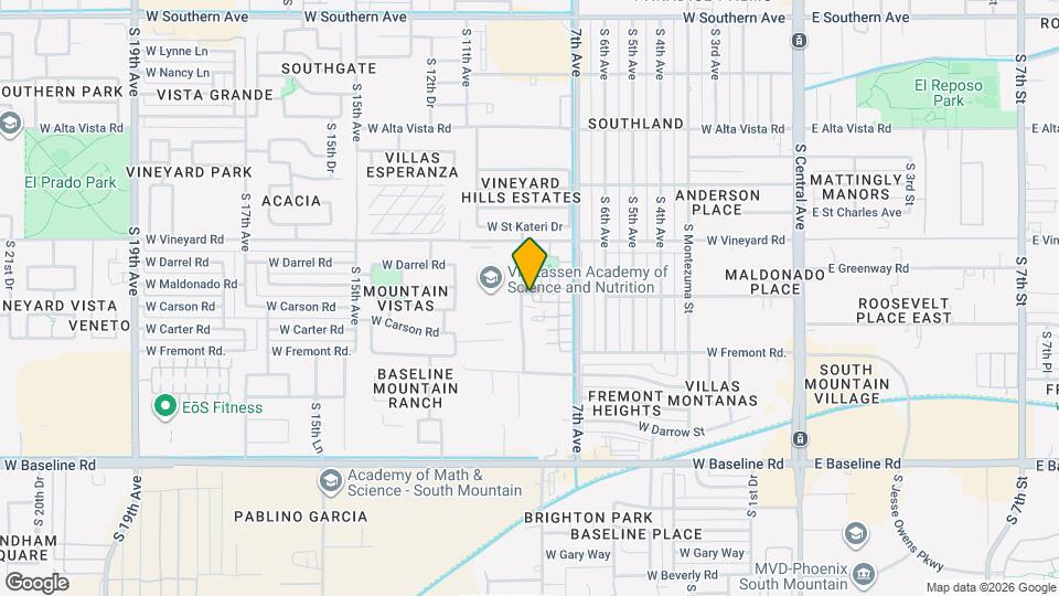 6933 S 9th Ave Map and Location Details