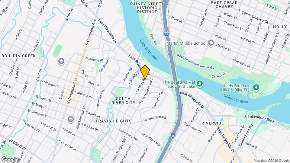 1205 Alta Vista Ave Map and Location Details