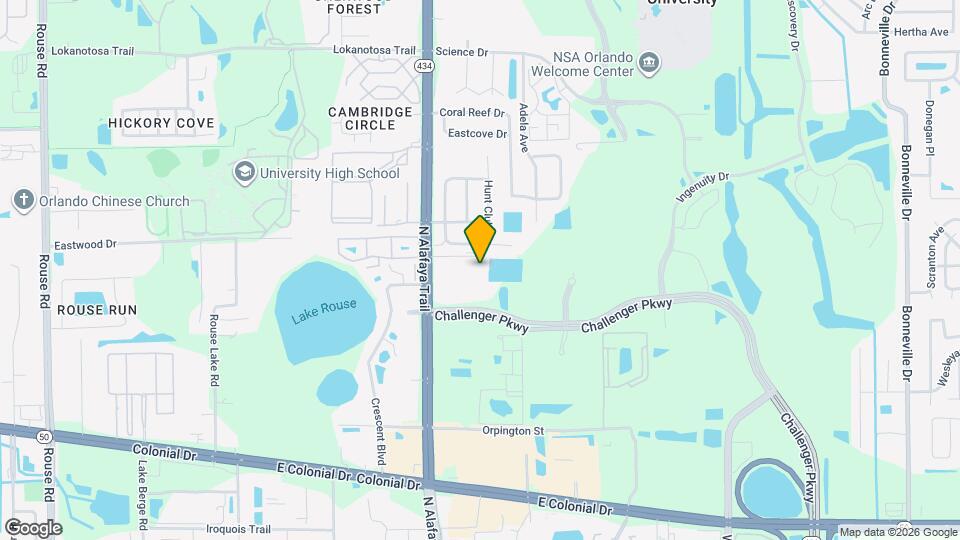 2533 N Alafaya Trail Map and Location Details