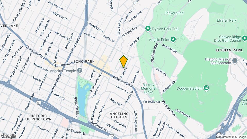 1345 Portia St Mapa y Detalles de la Ubicación