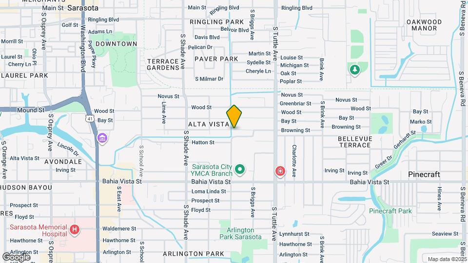 2608 Browning St Map and Location Details