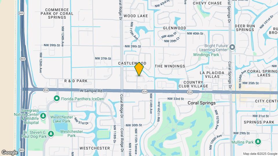 3525 NW 114th Ln, Unit 3525 Map and Location Details