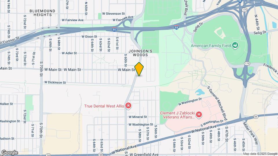 646 S Hawley Rd Map and Location Details