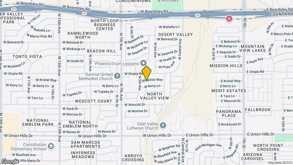 337 W Kristal Way Map and Location Details