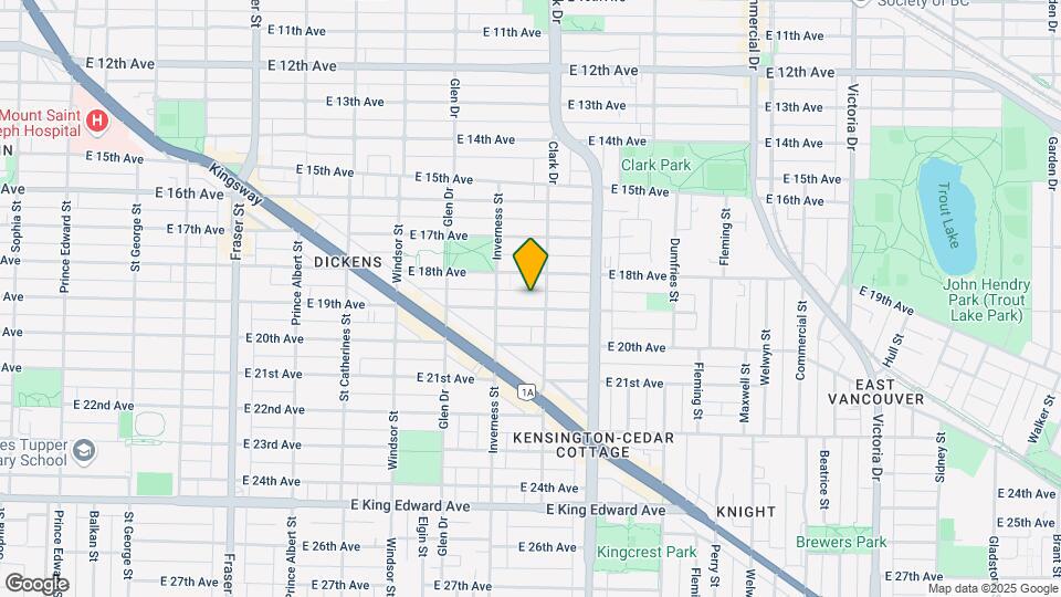 1265 19th Av E Map and Location Details