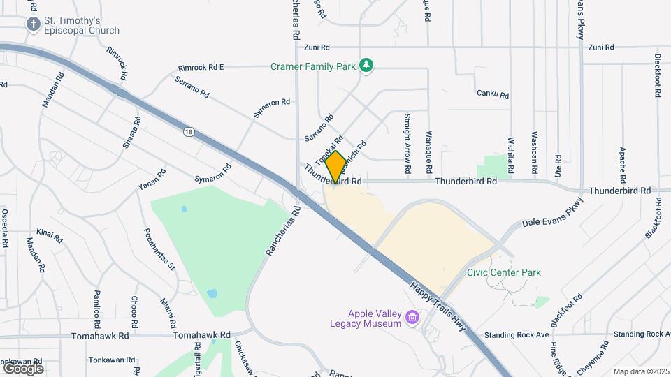 20195 Thunderbird Rd Map and Location Details