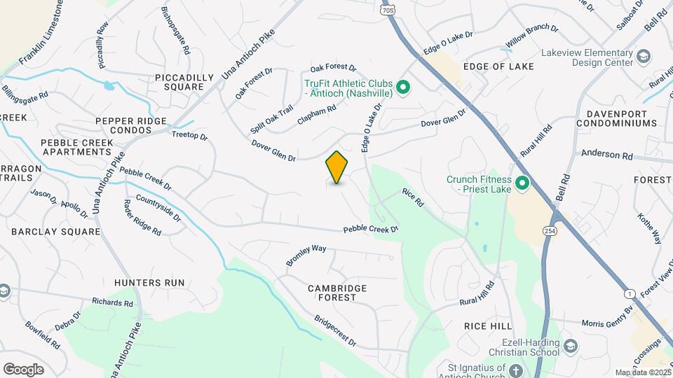 1245 Canyon Ridge Ct Map and Location Details