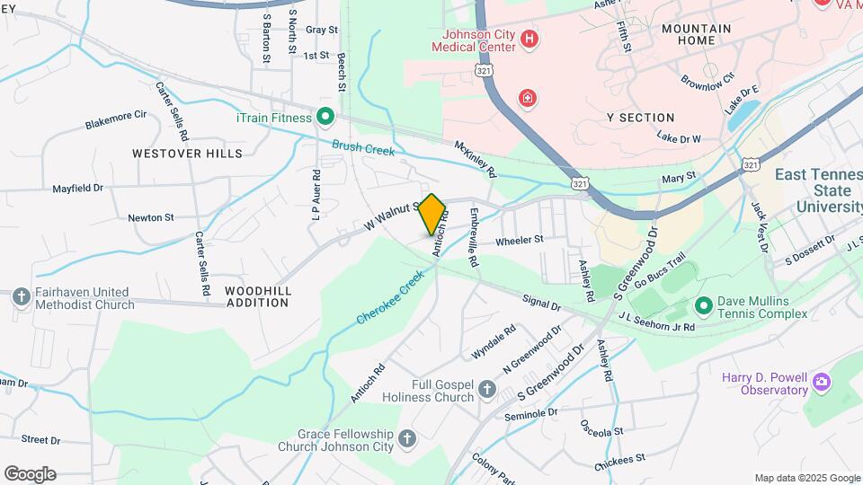 702 Antioch Rd Map and Location Details