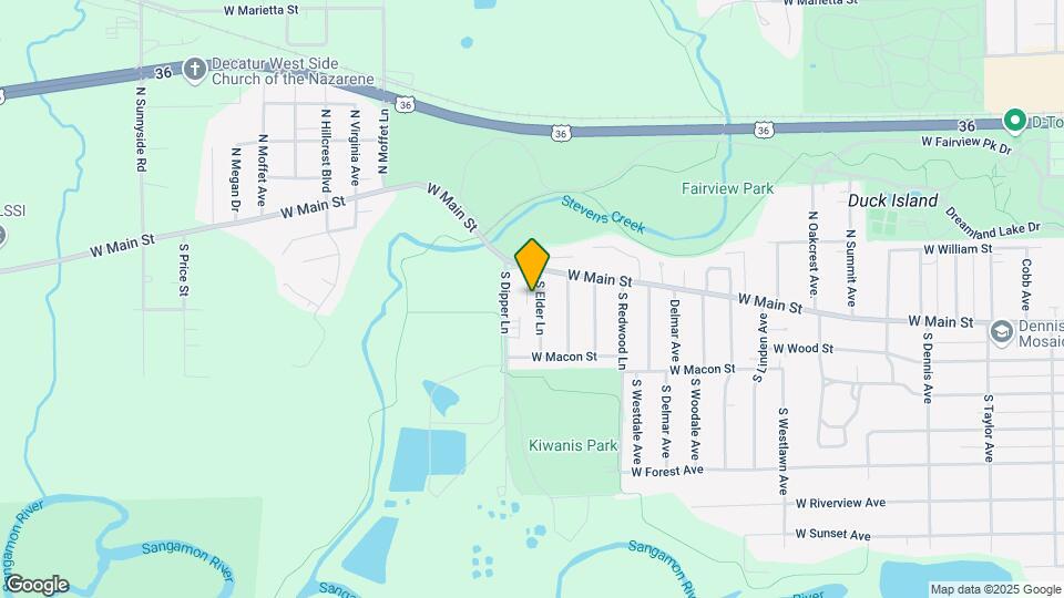 117 S Elder Ln Map and Location Details