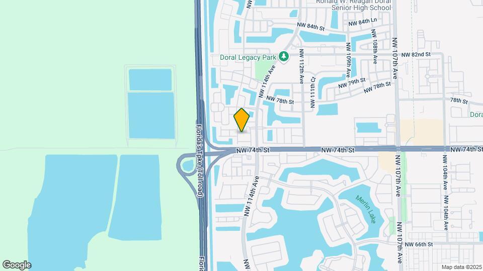 11432 NW 75th Terrace Map and Location Details