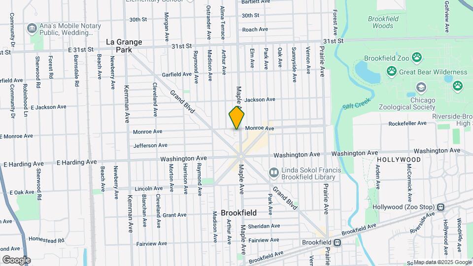 3400 Maple Ave Map and Location Details