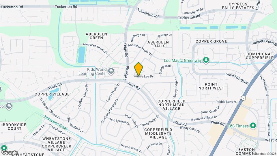 15851 Jamie Lee Dr Map and Location Details