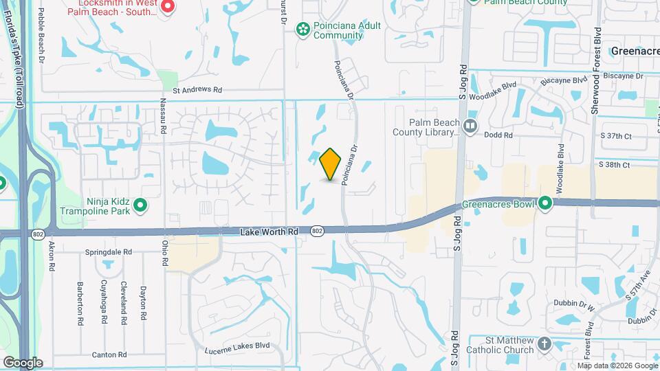 3871 Via Poinciana Map and Location Details