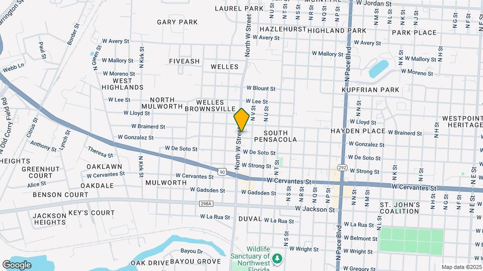 2828 W Gonzalez St Map and Location Details