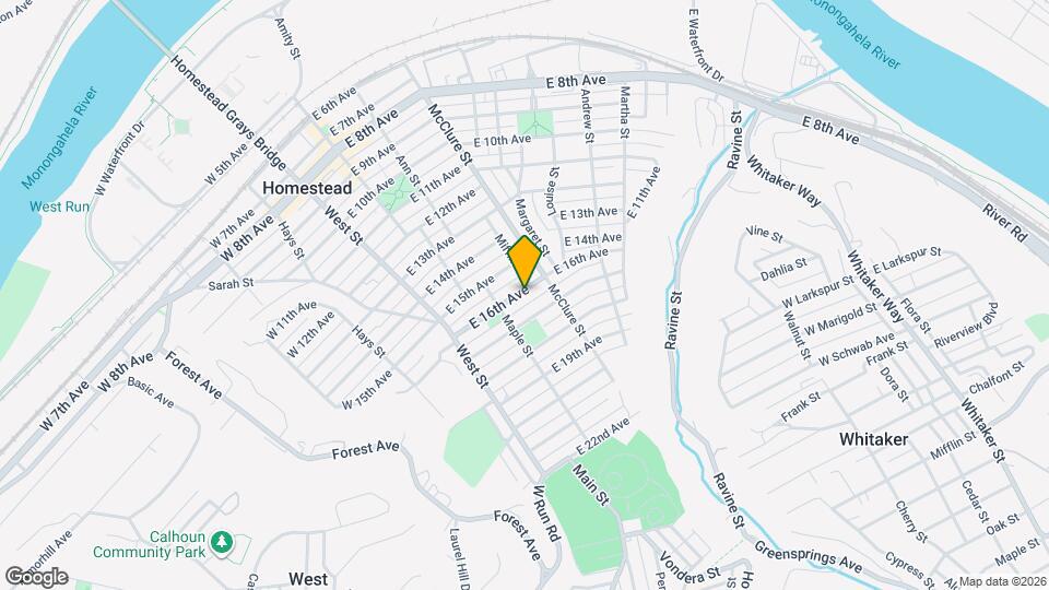 226 E 16th Ave Mapa y Detalles de la Ubicación