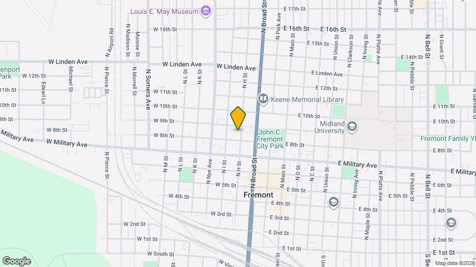 823 N H St Map and Location Details