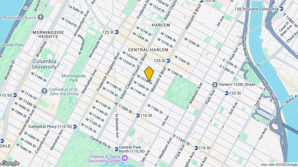 108 W 121st St Map and Location Details