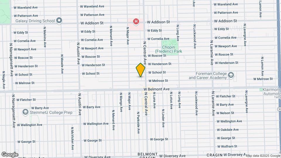 5614 W Melrose St, Unit 2 Map and Location Details