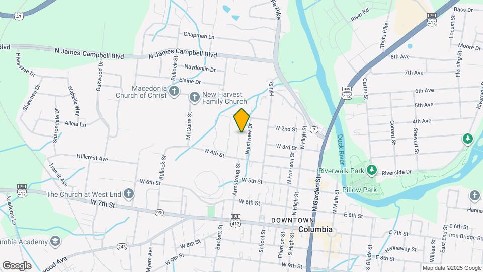 390 Armstrong St Map and Location Details