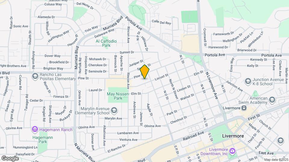 1464 Locust St Map and Location Details