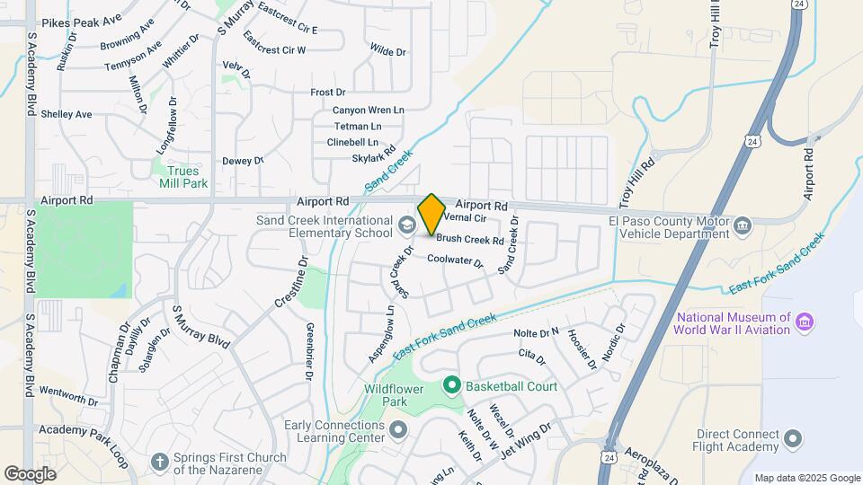 4115 Brush Creek Rd Map and Location Details