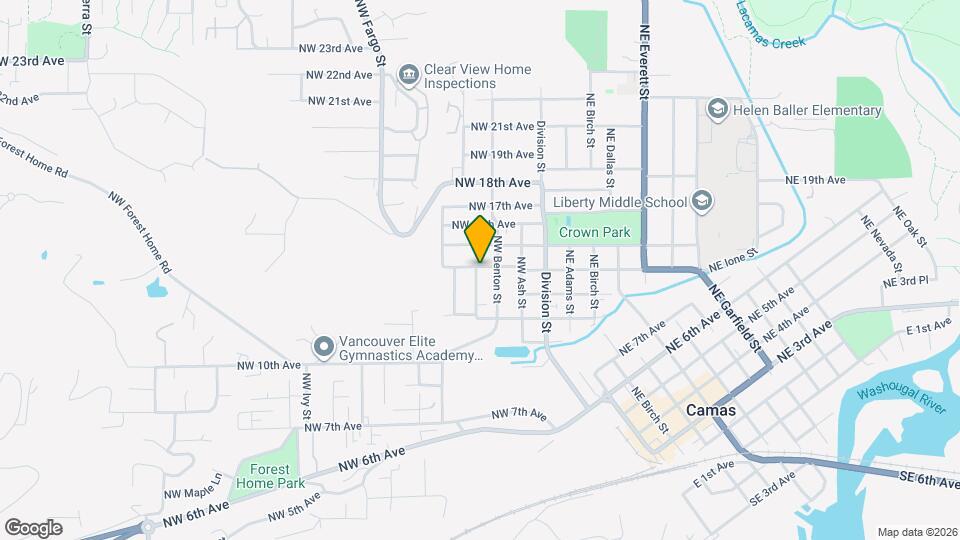 1346 NW Couch St Map and Location Details