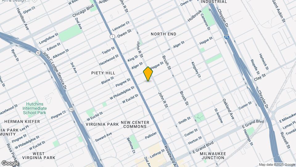 68 E Philadelphia St Mapa y Detalles de la Ubicación