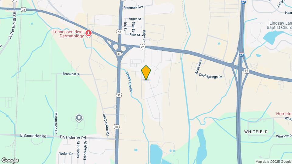 208 Cloverleaf Dr Map and Location Details