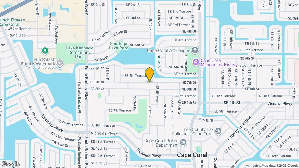 414 SE 7th St Map and Location Details