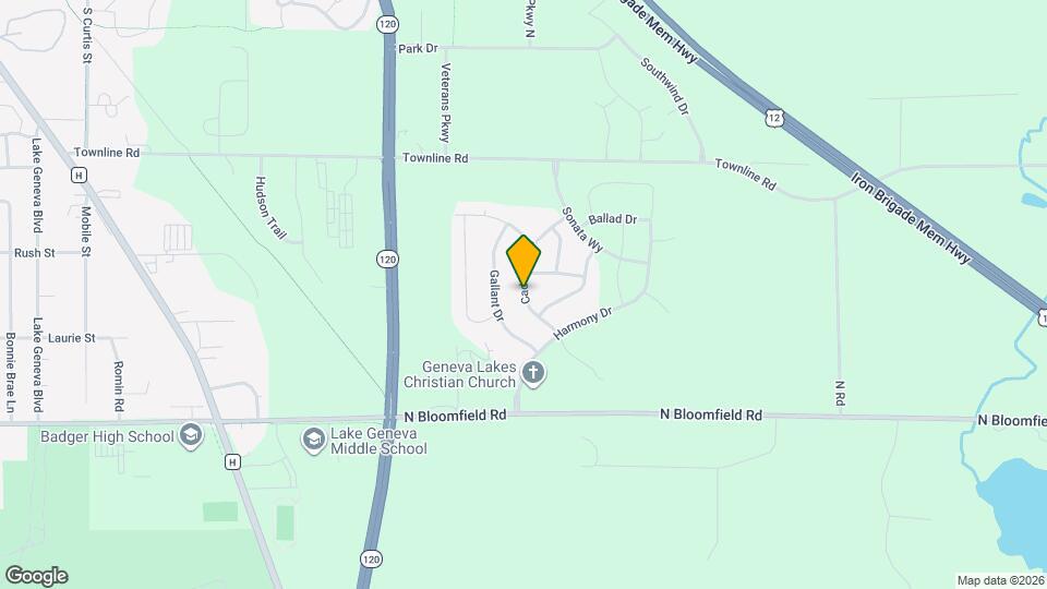 401 Cadence Cir Map and Location Details