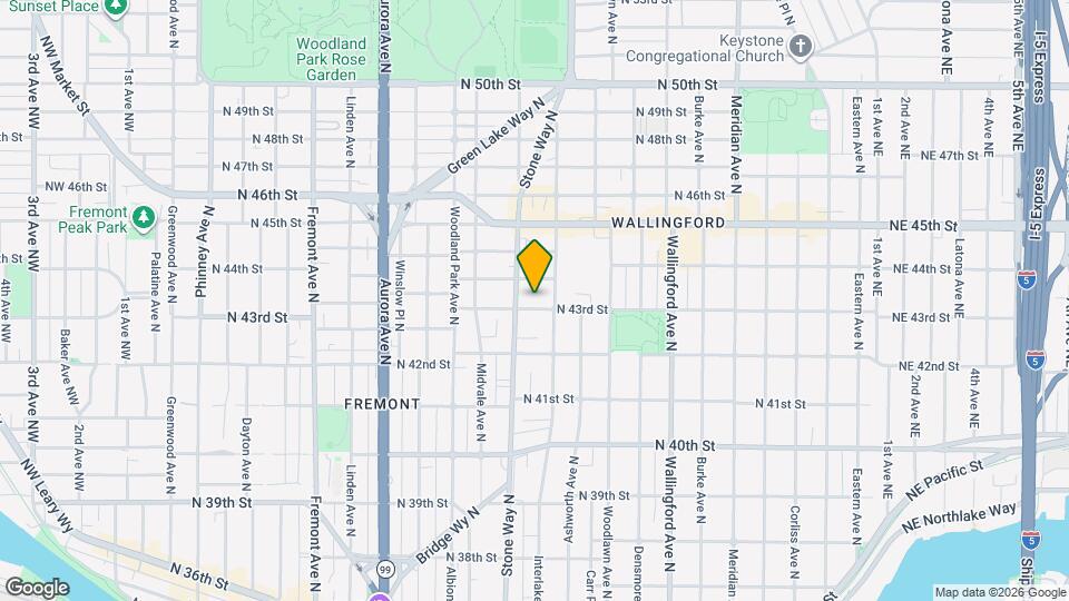 1312 N 43rd St, Unit Up Map and Location Details