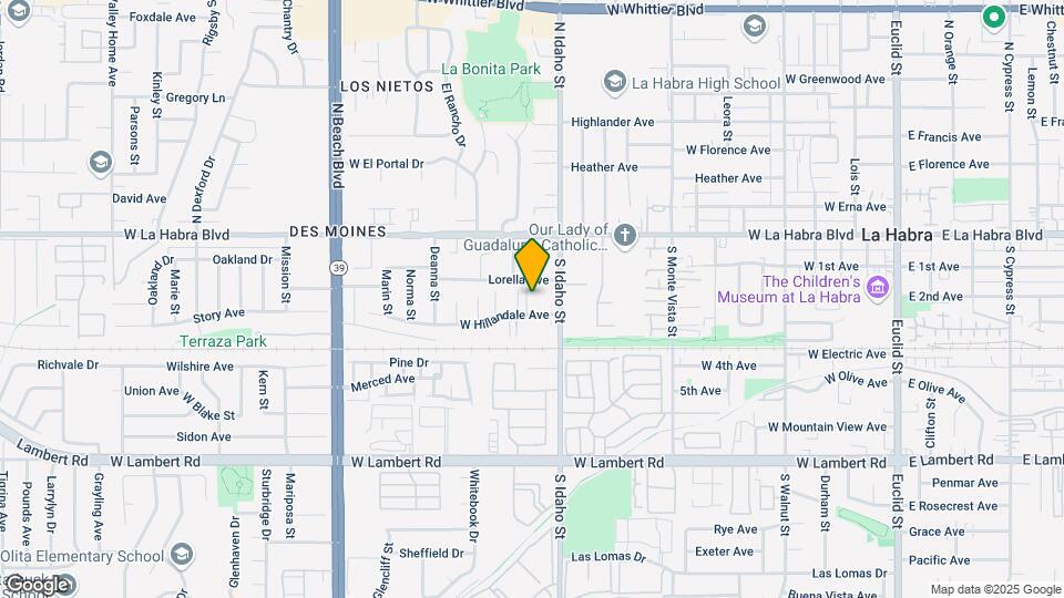 1311-1327 Hillandale Ave Map and Location Details
