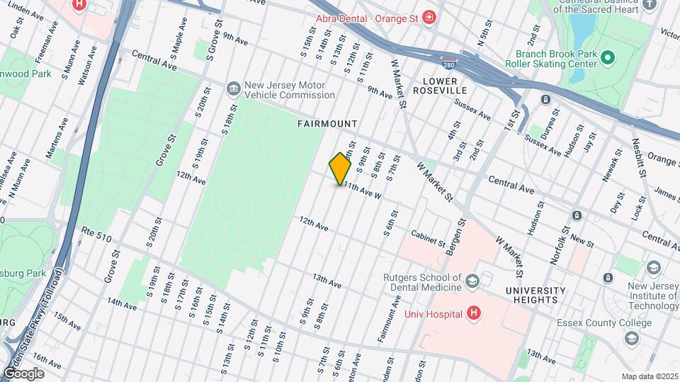 186 S 10th St, Unit 1 Map and Location Details