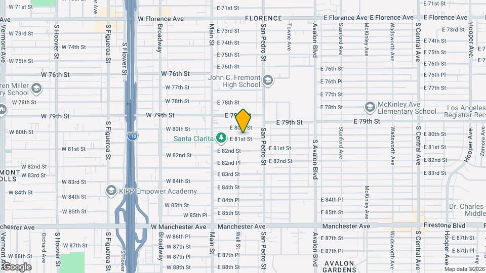 211 E 81st St Map and Location Details