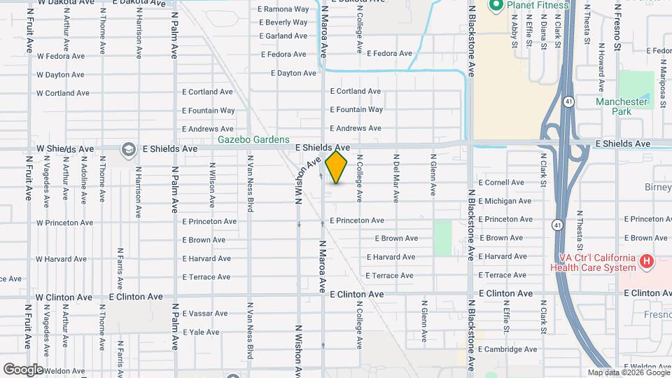 936 E Cornell Ave Map and Location Details