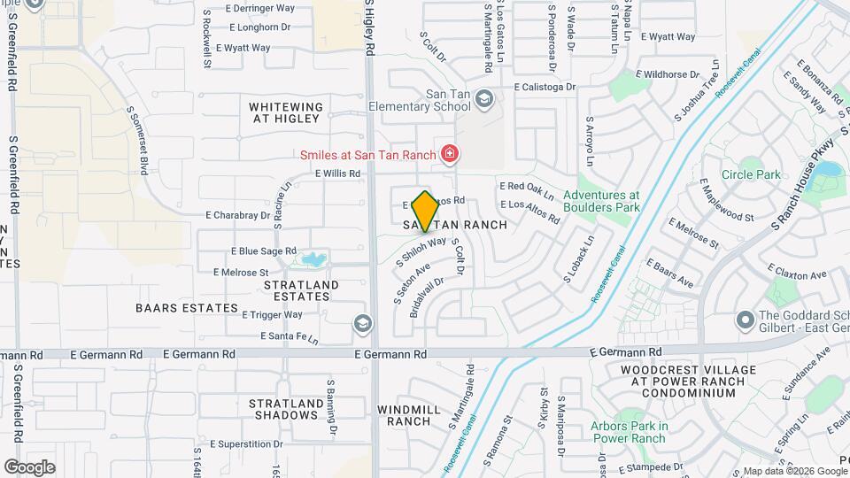 3764 S Shiloh Way Map and Location Details