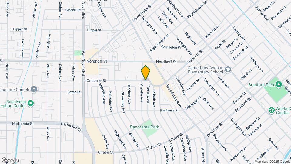 14172 Osborne St Map and Location Details