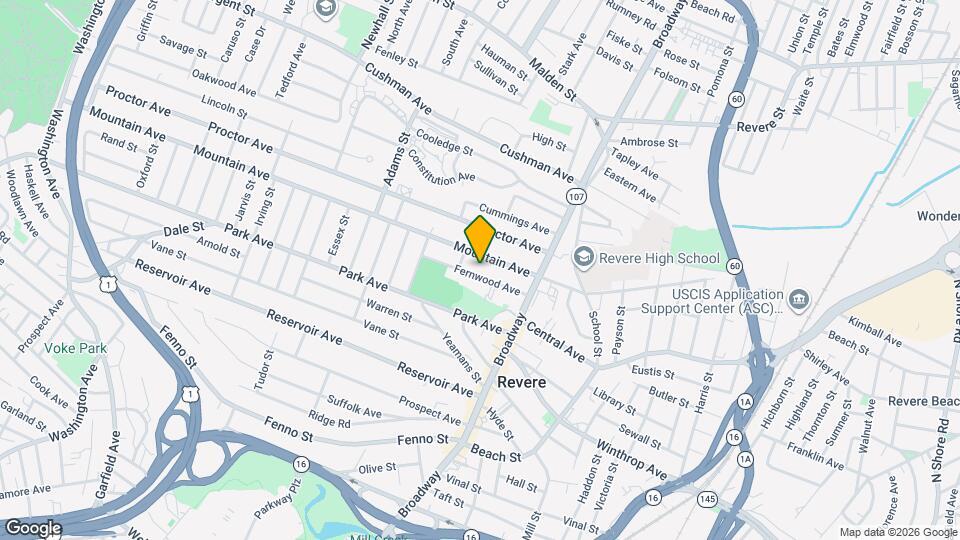 59 Fernwood Ave, Unit 1 Mapa y Detalles de la Ubicación