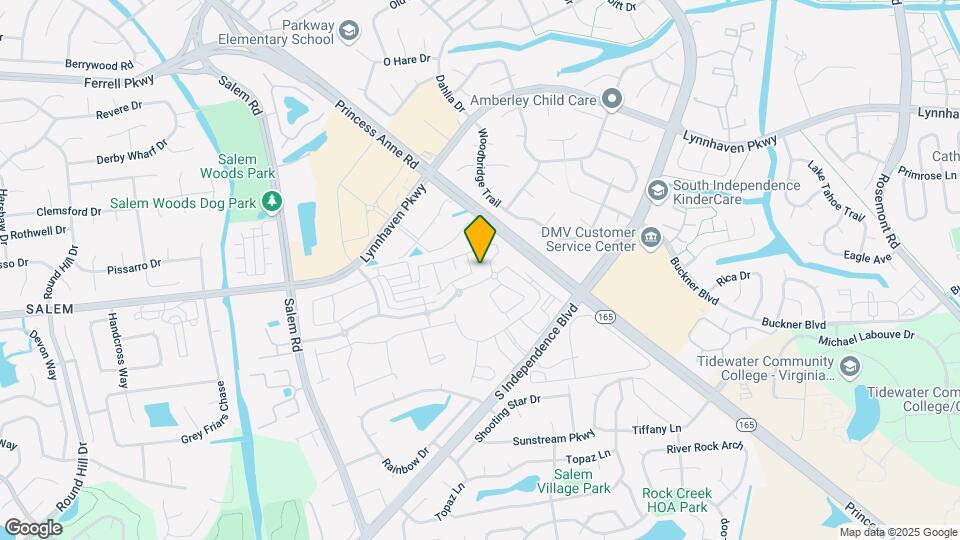 1652 Halesworth Ln Map and Location Details