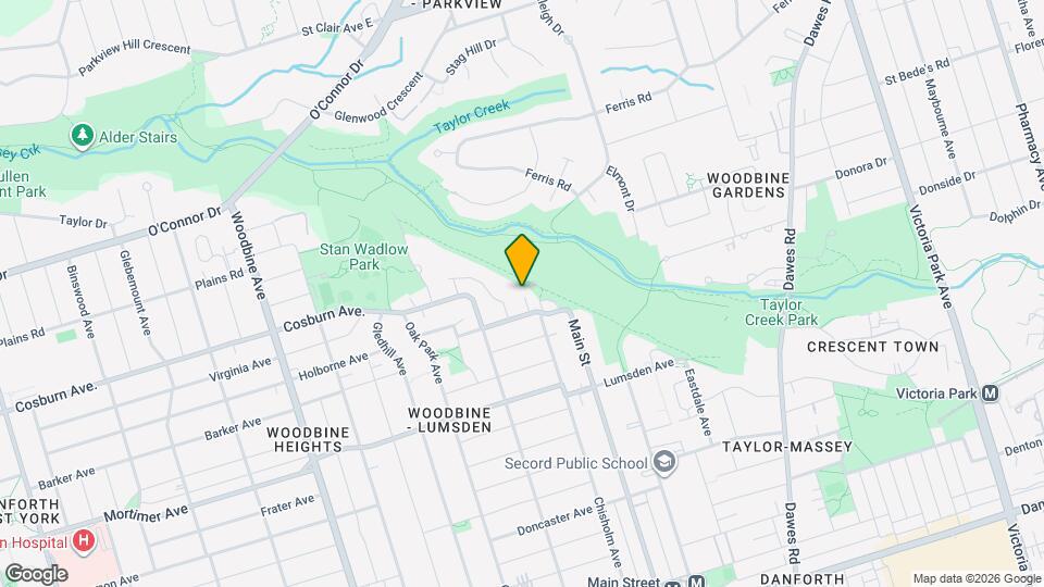 332 Chisholm Av Map and Location Details