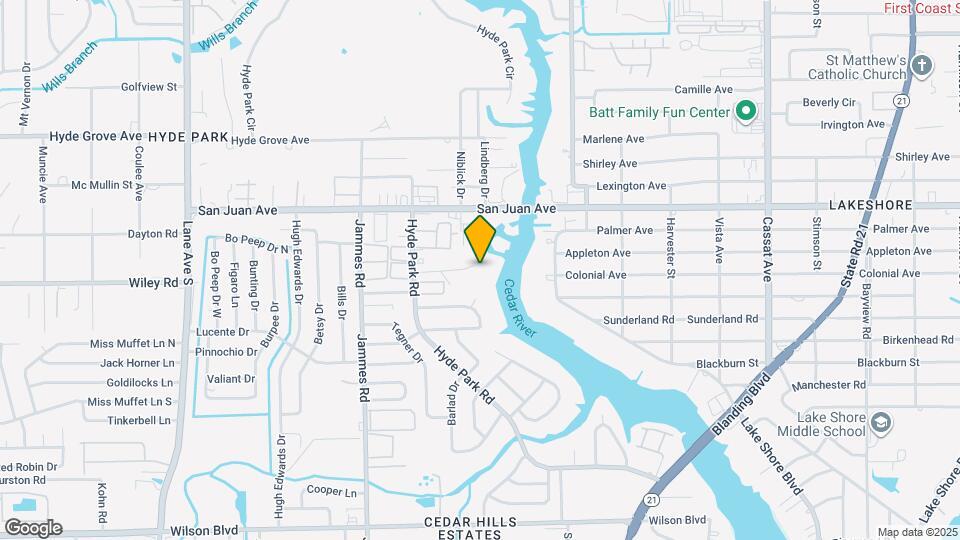 2109 Hyde Park Rd Map and Location Details