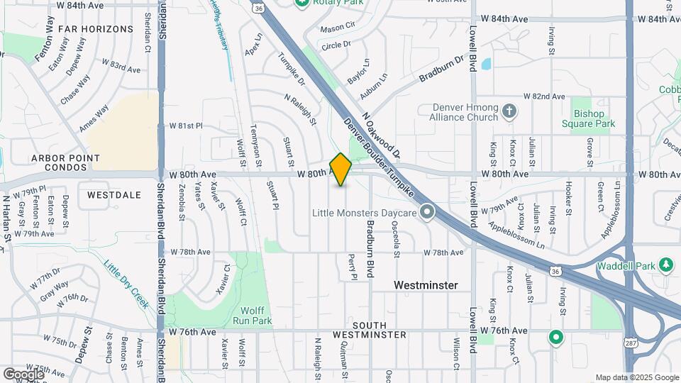 7985 Quitman St Map and Location Details