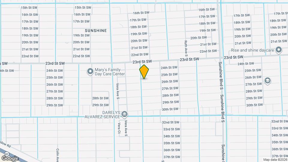 3418 26th St SW Map and Location Details