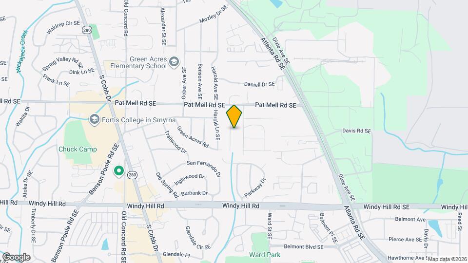 2127-2129 Valley Oaks Dr SE Map and Location Details
