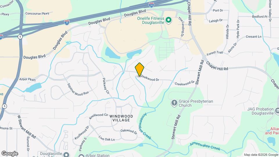 6826 Creekwood Dr Map and Location Details