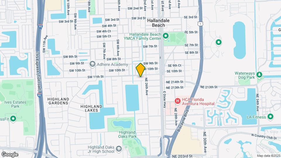 2545 NE 214th St Map and Location Details