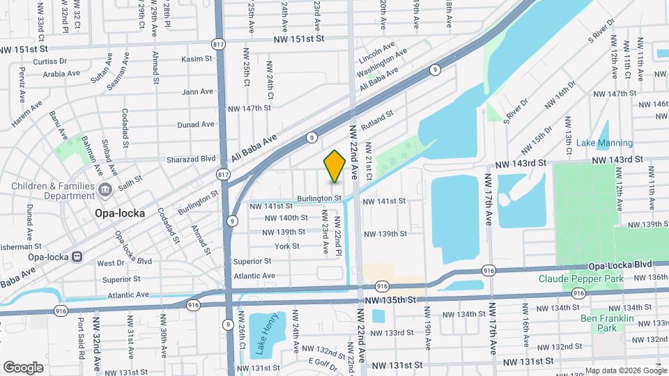 14165 NW 22nd Pl Mapa y Detalles de la Ubicación