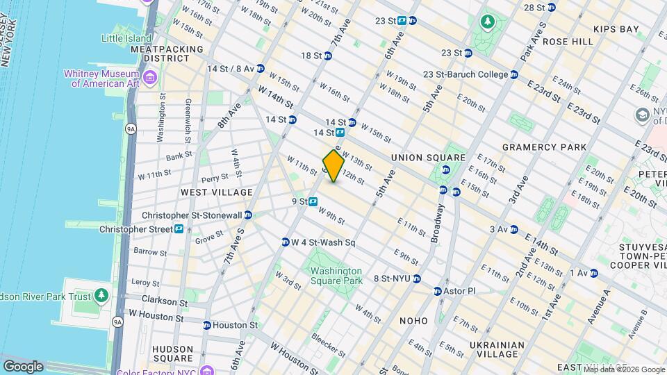 62-66 W 11th St Mapa y Detalles de la Ubicación