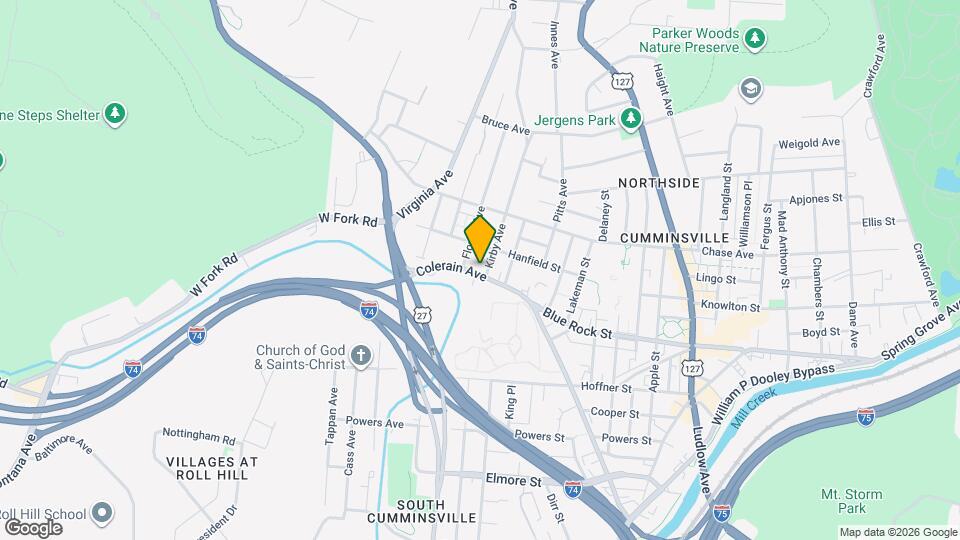 4206 Colerain Ave Map and Location Details